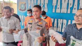 Ribuan Ekstasi Diamankan dari 2 Pengedar di Purwodadi Pekanbaru