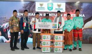 Baznas Siak Kumpulkan Rp1,350 Miliar Donasi Masyarakat Untuk Palestina, Tertinggi di Indonesia