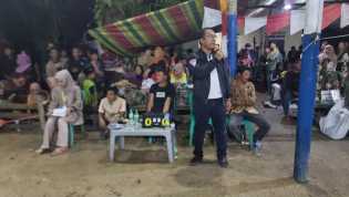 Hadiri Turnamen Voli di Kemuning, Kompol Teguh Wiyono Sampaikan Pesan Pemilu Damai