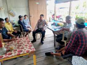 Polsek Batang Tuaka Gelar Cooling System dan Silaturahmi di Kelurahan Sungai Piring Menjelang Pilkada 2024