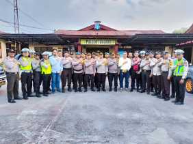 Wakapolres Siak Tegaskan Personelnya Tentang SOP Pengamanan Pemilu Damai 2024