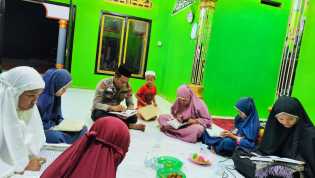 Polsek Bangko Pusako Gelar Tadarus Al-Qur'an, Ajak Masyarakat Perkuat Iman di Bulan Ramadhan