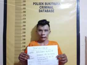 Diduga Jambret 25 TKP Diringkus Polsek Bukit Raya