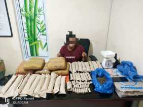 Wanita Muda di Kampar Miliki 6,5 Kg Ganja, Akhirnya Dijebloskan ke Penjara