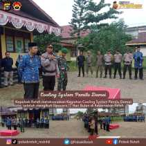 Usai Upacara 17 Hari Bulan, Polsek Reteh Edukasi Pemilu Damai 2024