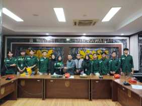 Wakil Ketua DPRD Pekanbaru Terima Audiensi Mahasiswa FISIP UNRI, Bahas Parkir hingga Beasiswa