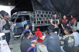 Ciptakan Situasi Kondusif, Tim RAGA Polres Rohil Gencar Patroli Malam