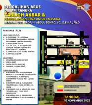 Malam Nanti Sebagian Ruas Jalan Sekitaran Masjid Agung Annur Pekanbaru Ditutup