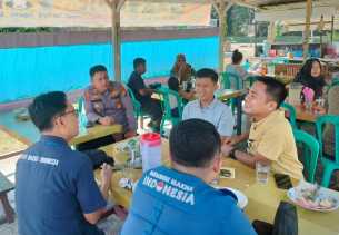 Kapolsek Koto Gasib Ajak Warga Ciptakan Pilkada Damai, Beri Imbauan Langsung di Lapangan