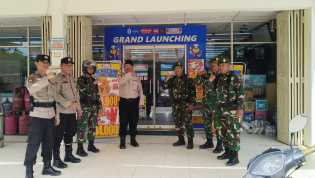 Jaga Negeri, Polsek Rimba Melintang Kompak Patroli Bareng TNI