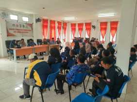 Pembentukan Posko Koordinasi Pemilu 2024 di Rimba Melintang Rohil, Ini yang Disampaikan Ipda Bonni Ferdy Sagala