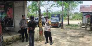 Tak Kenal Lelah, Polsek Kampar Kiri Hilir Lakukan Cooling System Dalam Rangka Pemilu Damai 2024