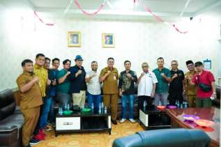 PWI dan Diskominfotik Bengkalis Sepakat Perkuat Kemitraan Strategis