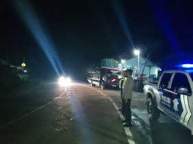 Polsek Kemuning Tingkatkan Patroli Untuk Jaga Kamtibmas Jelang Pencoblosan