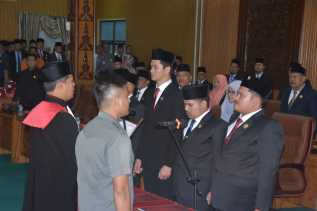 Septian Nugraha Resmi Dilantik Sebagai Ketua DPRD Bengkalis Periode 2024-2029