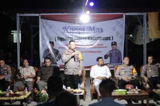 Kapolres Siak Ajak Masyarakat Jaga Kamtibmas untuk Pilkada Aman dan Damai Melalui Program Ngopi Mas