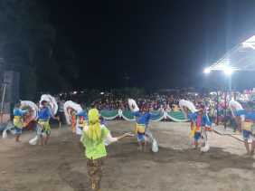 Deklarasi Pemilu Damai, Polsek Kuala Cenaku Gelar Seni Budaya Kuda Kepang