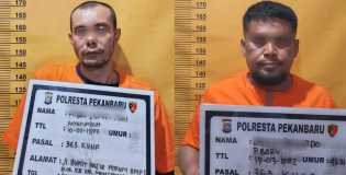 Polisi Tangkap Dua Pelaku Pembobolan Brankas Kantor Pos Pekanbaru