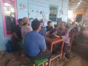 Polres Rokan Hulu Gelar Cooling System di Desa Sukamaju, Dukung Pilkada 2024 dan Program Ketahanan Pangan