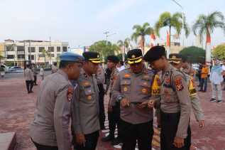 Tegas! Kapolres Dumai Razia HP Anggota untuk Cek Aplikasi Judi Online