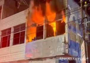 Kisah Sedih di Hari Minggu, Satu Keluarga Hangus Terbakar dalam Ruko di Pekanbaru