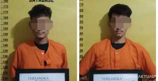 Tim Opsnal Polsek Bukit Raya Bekuk Dua Pelaku Curanmor di Pekanbaru