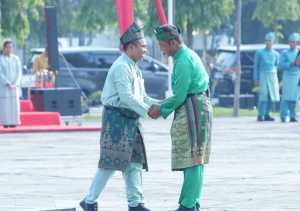 Bupati Kampar Ahmad Yuzar Pimpin Upacara Hari Jadi ke-68 Provinsi Riau