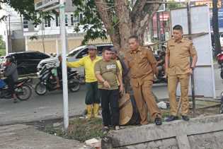 Atasi Banjir, Pemko Pekanbaru Mulai Bongkar 55 Jembatan Ruko di Jalan Arifin Ahmad