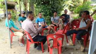 Bhabinkamtibmas Polsek Rupat Utara Lakukan Cooling System Jelang Pilkada 2024