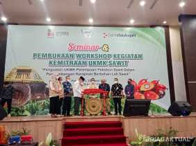 Samade Riau Gelar Pelatihan Pemanfaatan Limbah Lidi Sawit