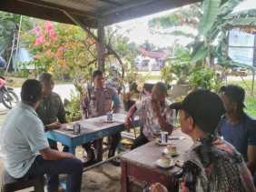 Kanit Propam Polsek Batang Tuaka Harapkan Pilkada Aman dan Damai di Desa Sungai Dusun