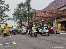 Gubernur Riau Gelar Morning Riding Bersama Insan Pers