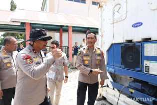 Peti Pendingin Jenazah Bantuan Polda Riau Tiba di RSUD Lubuk Basung Agam