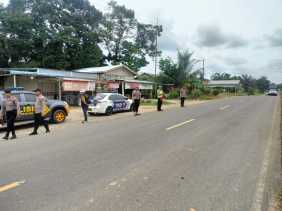 Polres Inhu Gelar Patroli Operasi Ketupat Lancang Kuning 2024