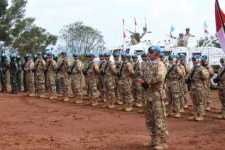 TNI  Kontingen Garda XXXIX-D Monusco Terima Penghargaan PBB