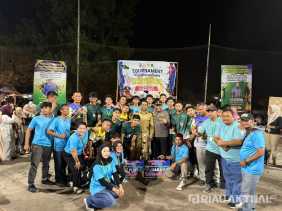 Semi Open Tournament Bola Voli Putra Piala Kapolsek TPTM 2025, Tinjowan Taklukkan Besmindo 3-2