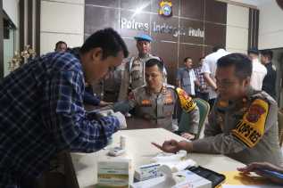 AKBP Fahrian Cek Kesehatan Personel Operasi Mantap Praja Pilkada