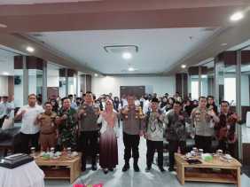 Pelantikan PTPS, AKBP Dhovan Beri Pesan Pemilu Damai