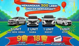 Akhir Tahun Makin Seru, Astra Daihatsu Bagikan 9 Mobil dan Emas di DAIFEST 2025