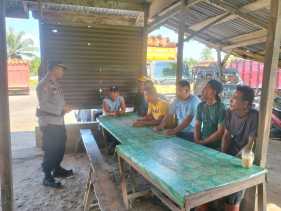 Polsek Bangko Pusako Lakukan Cooling System untuk Wujudkan Pilkada Damai 2024 di Kepenghuluan Bangko Lestari