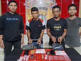 Satresnarkoba Polres Kuansing Berhasil Tangkap Dua Pengedar Narkoba