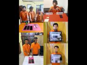 Polres Kampar Bekuk 8 Pelaku Narkoba dalam 24 Jam