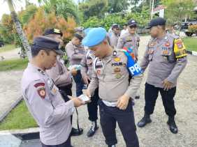 Propam Polres Inhu Sidak 2 Polsek, Pastikan Netralitas dan Penampilan