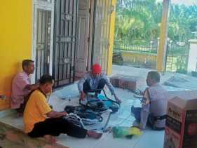 Bhabinkamtibmas Teluk Pulau Hulu Garda Terdepan untuk Pilkada Damai 2024 di Kecamatan Rimba Melintang