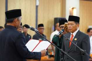 Ery Putra Resmi Dilantik sebagai Penjabat Sekda Kabupaten Inhil