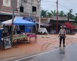 Polsek Rimba Melintang Gelar Patroli di Pasar Ramadan, Cegah Tindak Kriminal