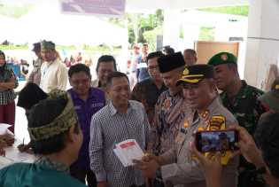Polres Rohul dan KPU Simulasi Pemungutan dan Penghitungan Suara