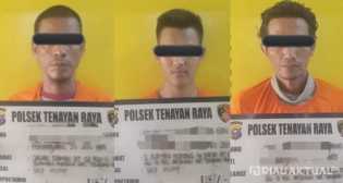 Operasi Lidik 8 Bulan Berhasil, Tiga Pelaku Curat Diringkus Polsek Tenayan Raya