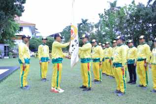 Target Juara Umum, Pj Walikota Pekanbaru Lepas Kontingen Porprov X ke Kuansing