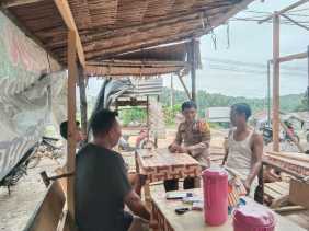 Pilkada Sudah Dekat, Bhabin Polsek Batang Gansal Gencar Sosialisasi